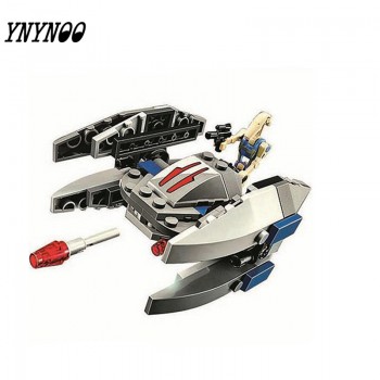 New 1pcs Star Wars Spaceship Microfighters Millennium AT-ST Fighters Building Blocks Bricks Toys with Legoinglys 75193 75194