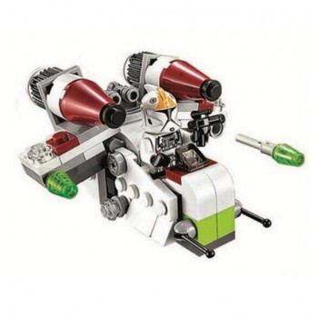 New 1pcs Star Wars Spaceship Microfighters Millennium AT-ST Fighters Building Blocks Bricks Toys with Legoinglys 75193 75194