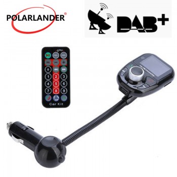 Digital DAB/DAB+ Receiver  Car Kit TF USB MP3 Player Hands free  LCD Display Bluetooth FM Transmitter Antenna Charging Ports