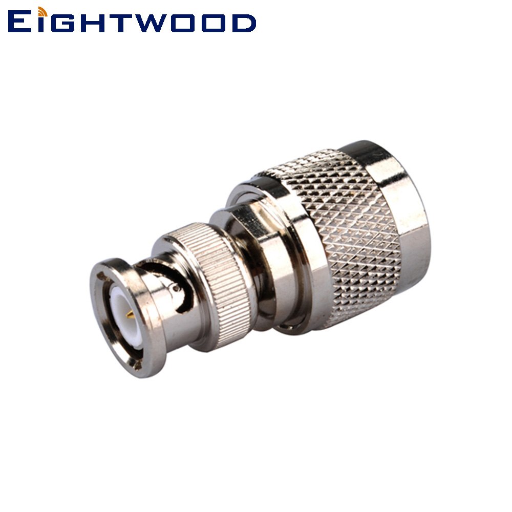 Eightwood BNC-UHF SO-239 SO239 Car Radio Antenna Adapter BNC Plug to UHF SO-239 SO239 Plug Straight (5PCS)