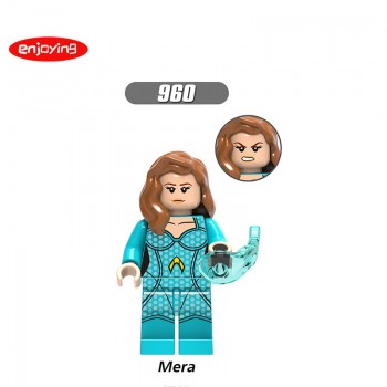 Super Heroes Marvel Figures Aquaman Spiderman Batman Stan Lee Compatible with LEGOing Anime Building Blocks Toys for Childern