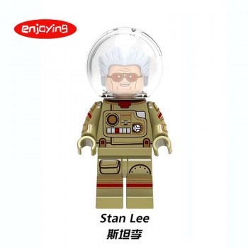 Super Heroes Marvel Figures Aquaman Spiderman Batman Stan Lee Compatible with LEGOing Anime Building Blocks Toys for Childern