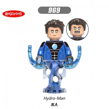 Super Heroes Marvel Figures Aquaman Spiderman Batman Stan Lee Compatible with LEGOing Anime Building Blocks Toys for Childern