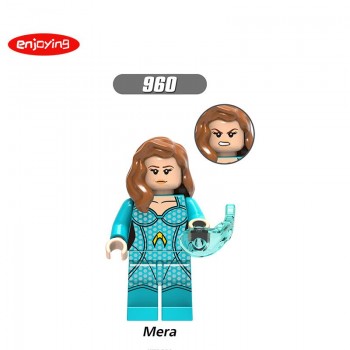 Super Heroes Marvel Figures Aquaman Spiderman Batman Stan Lee Compatible with LEGOing Anime Building Blocks Toys for Childern