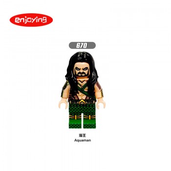 Super Heroes Marvel Figures Aquaman Spiderman Batman Stan Lee Compatible with LEGOing Anime Building Blocks Toys for Childern
