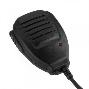 Microphone 2 PIN Speakers for Radio Walkie Talkie Black