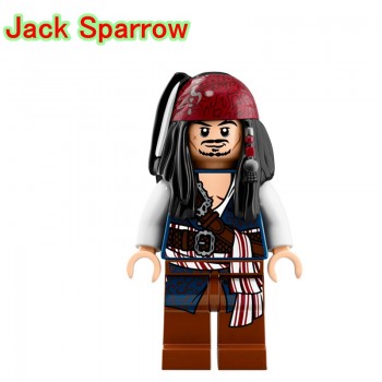 Legoing Pirates Of The Caribbean Figure Jack Henry Building Block Model Compatible With Legoings Figures DIY Toys For Children