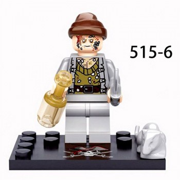 Legoing Pirates Of The Caribbean Figure Jack Henry Building Block Model Compatible With Legoings Figures DIY Toys For Children
