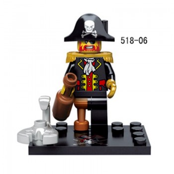 Legoing Pirates Of The Caribbean Figure Jack Henry Building Block Model Compatible With Legoings Figures DIY Toys For Children
