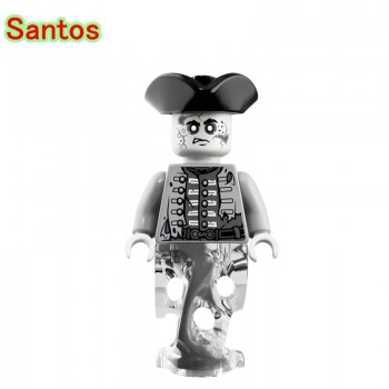 Legoing Pirates Of The Caribbean Figure Jack Henry Building Block Model Compatible With Legoings Figures DIY Toys For Children
