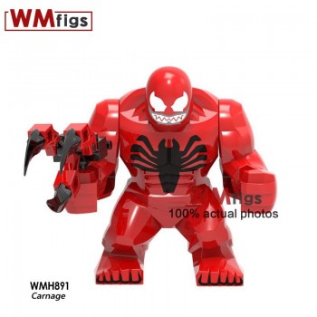Newest Marvel Legoings Venom Carnage Riot Movie Figures Eddie Brock Legoings Anti-Venom Brick Building Blocks Toys for Children