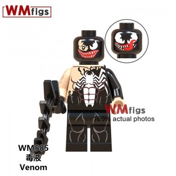 Newest Marvel Legoings Venom Carnage Riot Movie Figures Eddie Brock Legoings Anti-Venom Brick Building Blocks Toys for Children