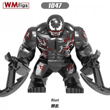 Newest Marvel Legoings Venom Carnage Riot Movie Figures Eddie Brock Legoings Anti-Venom Brick Building Blocks Toys for Children