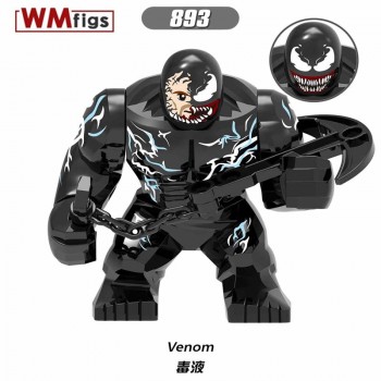 Newest Marvel Legoings Venom Carnage Riot Movie Figures Eddie Brock Legoings Anti-Venom Brick Building Blocks Toys for Children