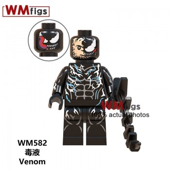 Newest Marvel Legoings Venom Carnage Riot Movie Figures Eddie Brock Legoings Anti-Venom Brick Building Blocks Toys for Children