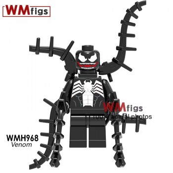 Newest Marvel Legoings Venom Carnage Riot Movie Figures Eddie Brock Legoings Anti-Venom Brick Building Blocks Toys for Children