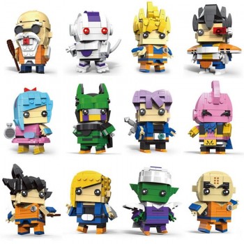 Legoinglys brickheadz Avengers Infinity War Marvel Super Hero Brick Heads Ninja Dargon Ball Building Blocks Kids Toys Gift