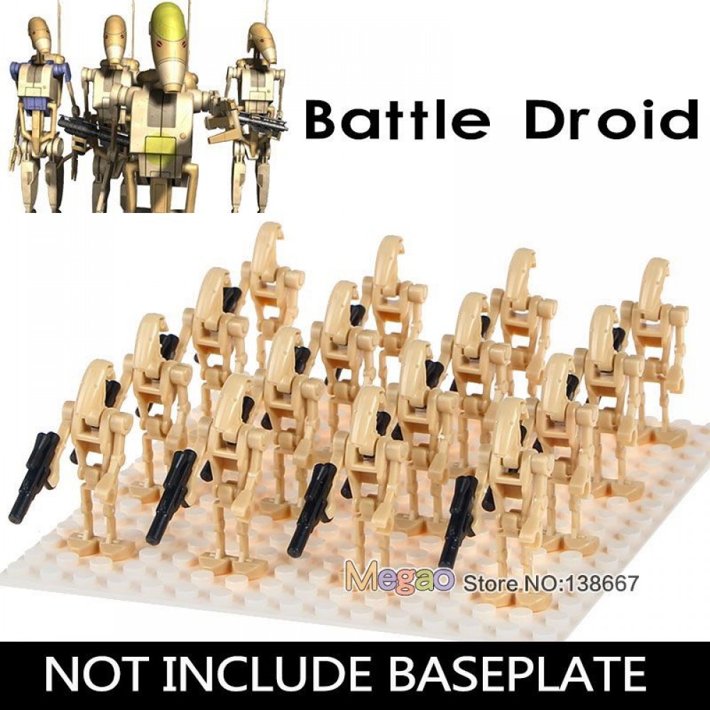 16PCS/LOT Legoings Building Blocks Bricks Star Wars Rogue One Combat Robot Super Battle Droid starwars figures Toys Children