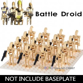 16PCS/LOT Legoings Building Blocks Bricks Star Wars Rogue One Combat Robot Super Battle Droid starwars figures Toys Children
