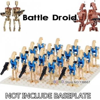 16PCS/LOT Legoings Building Blocks Bricks Star Wars Rogue One Combat Robot Super Battle Droid starwars figures Toys Children