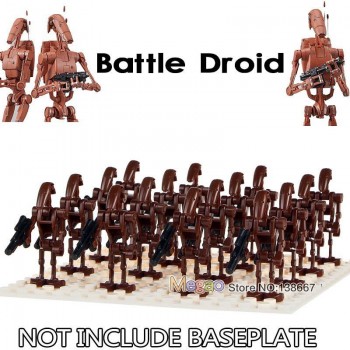16PCS/LOT Legoings Building Blocks Bricks Star Wars Rogue One Combat Robot Super Battle Droid starwars figures Toys Children