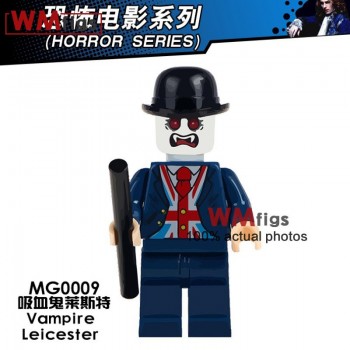 Single Legoingly Witches with Hat Magic Wand Broom Coco Day of the Dead Michael Jackson Building Blocks Toys for Children Gift