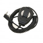 Baofeng Megafono Comunicacion Microfono del Hombro Altavoz Microfono de Mano Radios de Dos Vias Con o sin Luces de Senalizacion