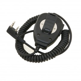 Baofeng Megafono Comunicacion Microfono del Hombro Altavoz Microfono de Mano Radios de Dos Vias Con o sin Luces de Senalizacion