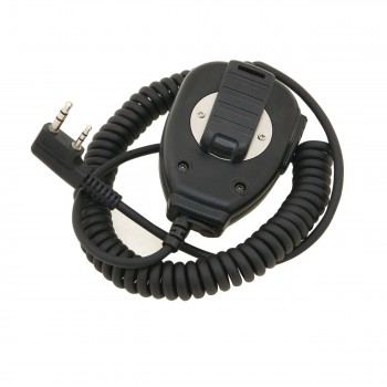 Baofeng Megafono Comunicacion Microfono del Hombro Altavoz Microfono de Mano Radios de Dos Vias Con o sin Luces de Senalizacion