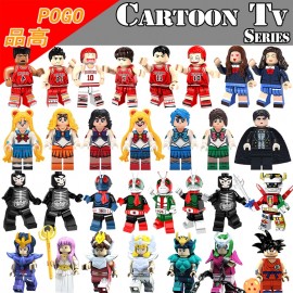Voltron SLAM DUNK Sailor Moon Saint Seiya Kamen Rider Super Heroes Legoing Figures Friends Princess Blocks Masked Rider Toys MAN