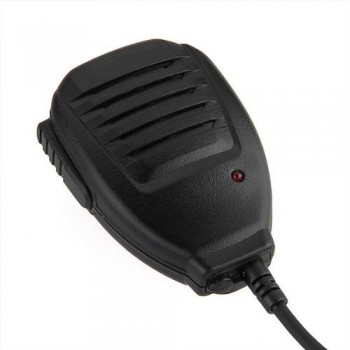 Microphone 2 PIN Speakers for Radio Walkie Talkie Black