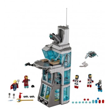 New Upgraded Version SuperHeroes ironman marvel Avenger Tower fit legoings Avengers gift Building Block Bricks boy kid gift Toy