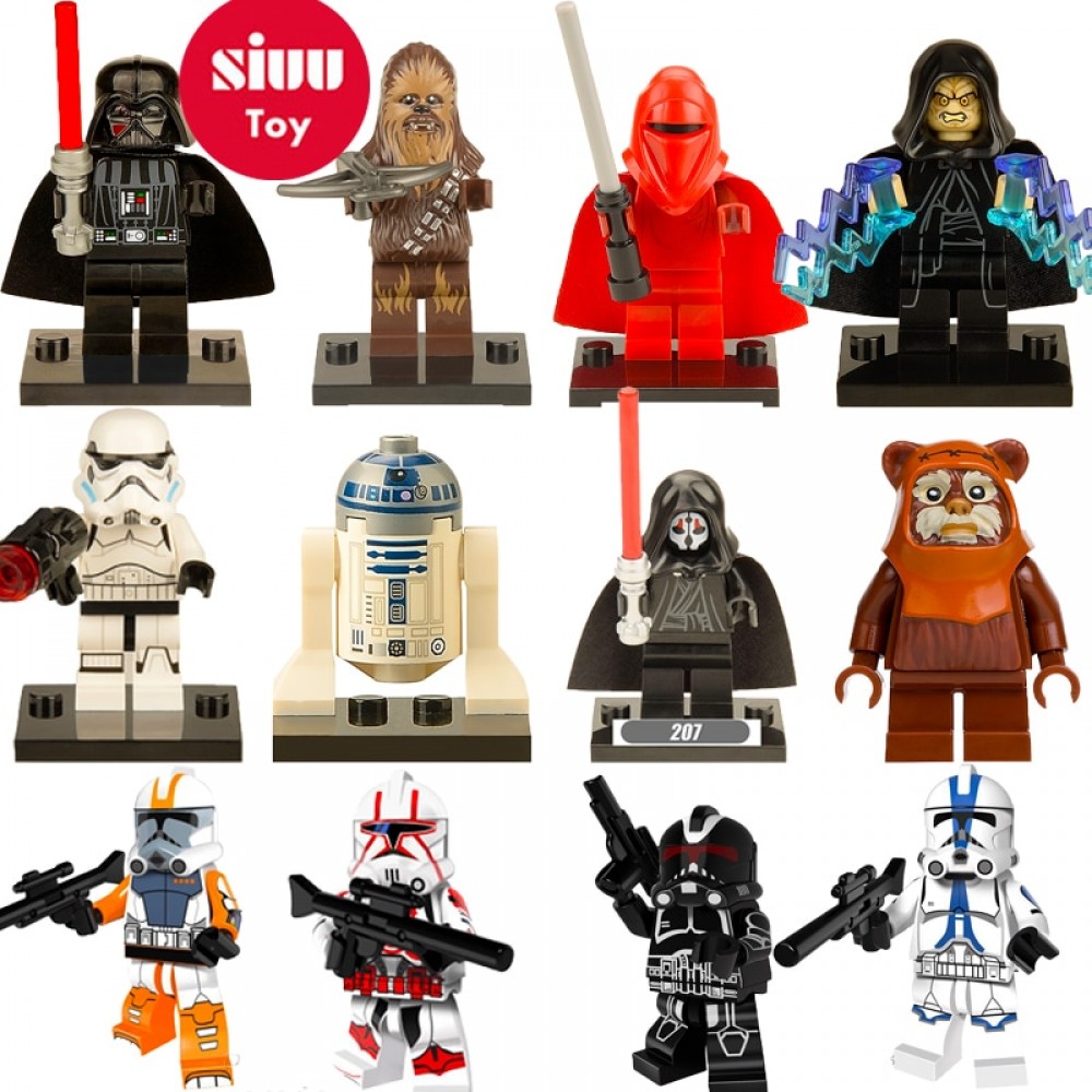 Legoing Star Wars Building Blocks starwars leia Sith Lord Darth Vader Maul Chewbacca Sidious bricks toys kits legoing figures YF