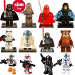 Legoing Star Wars Building Blocks starwars leia Sith Lord Darth Vader Maul Chewbacca Sidious bricks toys kits legoing figures YF