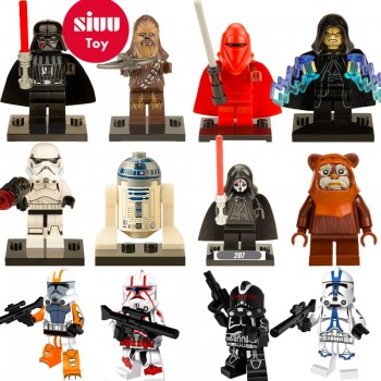 Legoing Star Wars Building Blocks starwars leia Sith Lord Darth Vader Maul Chewbacca Sidious bricks toys kits legoing figures YF
