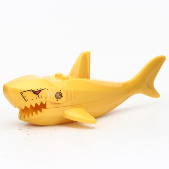 Single Sale Animal Series Shark Tiger Black Pather Giraffe Bear Gorilla Building Blocks Educational Legoings Toys For Children