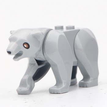 Single Sale Animal Series Shark Tiger Black Pather Giraffe Bear Gorilla Building Blocks Educational Legoings Toys For Children