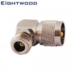 Eightwood N-UHF Car Radio Antenna Adapter N Jack to UHF Plug Right Angle SO-239 SO239 (5PCS)