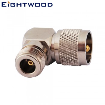 Eightwood N-UHF Car Radio Antenna Adapter N Jack to UHF Plug Right Angle SO-239 SO239 (5PCS)