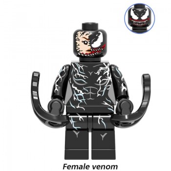 For legoing Marvel Carnage Venom FigureS Spider man Riot DC Doctor Octopus Vulture Bombastic Bag Man Models Building Blocks Toys