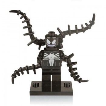 For legoing Marvel Carnage Venom FigureS Spider man Riot DC Doctor Octopus Vulture Bombastic Bag Man Models Building Blocks Toys
