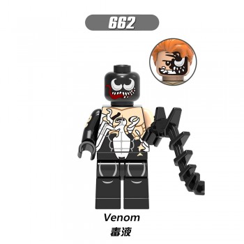 For legoing Marvel Carnage Venom FigureS Spider man Riot DC Doctor Octopus Vulture Bombastic Bag Man Models Building Blocks Toys