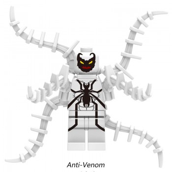 For legoing Marvel Carnage Venom FigureS Spider man Riot DC Doctor Octopus Vulture Bombastic Bag Man Models Building Blocks Toys