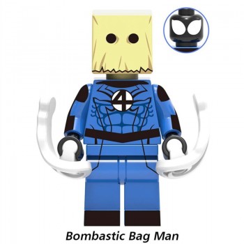 For legoing Marvel Carnage Venom FigureS Spider man Riot DC Doctor Octopus Vulture Bombastic Bag Man Models Building Blocks Toys