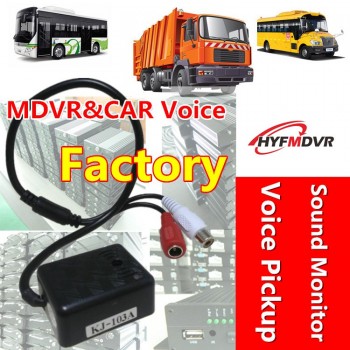 A black pickup vehicle monitoring high fidelity sound monitor low noise high quality factory direct sales