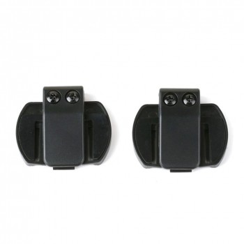 2PCS/Pack V6 Clip Metal Bracket Suitable For V6 V4 Motorcycle Bluetooth Interphone Headphone Helmet Walkie Talkie Clip