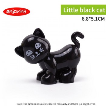 Legoing Duplos Animal Model Figures Big Building Blocks Sets Elephant Monkey Educational Toys for Children Gifts Brinquedos