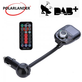 MP3 Player Digital DAB/DAB+ Receiver  Bluetooth Antenna Charging Ports TF USB Hands free  FM Transmitter Car Kit LCD Display