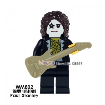 Building Blocks Marilyn Monroe Michael Jackson Elvis Presley Freddie Mercury Queen Kiss Band Legoings Figures Toys gift for kids