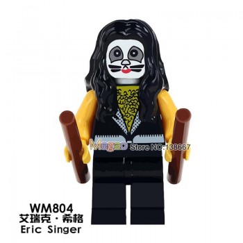 Building Blocks Marilyn Monroe Michael Jackson Elvis Presley Freddie Mercury Queen Kiss Band Legoings Figures Toys gift for kids